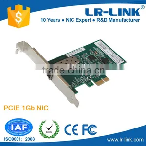 PCIe x1 1000Base-X Desktop SFP Port Fiber Ethernet Network Adapter (Intel I210IS Based) thumbnail-1