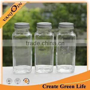 Adorable 8oz Glass Milk Bottles With Lids thumbnail-1