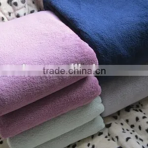 Solid Color Coral Fleece Blanket thumbnail-2