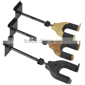 Auto Lock Long Guitar Hanger Used On Slatwall thumbnail-4