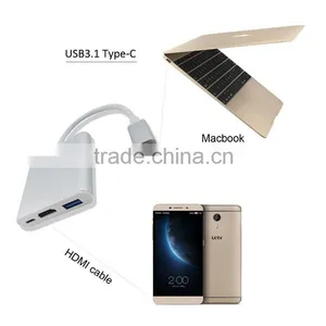 Usb C Type C Connector Cable Adapter For New Macbook 12" thumbnail-1