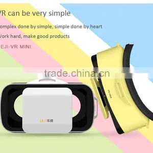 2016 Latest Design Amazing Movie ABS Leji Mini VR Headsets thumbnail-4