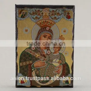 Orthodox Greek & Russian Wooden Icon thumbnail-2