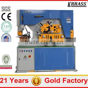 Q35Y-25 Hydraulic Iron Worker Machine , Steel Ironworker , Hydraulic Metal Hole Punch thumbnail-1