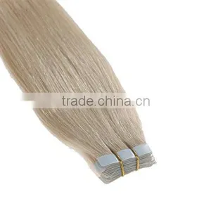 20 Inch Color 613 Light Blonde Tape in Human Hair Extensions thumbnail-2