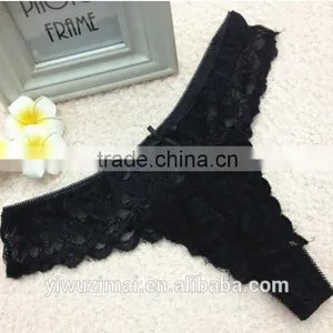 Hot Sexy Women Lace Transparent G-string thumbnail-1