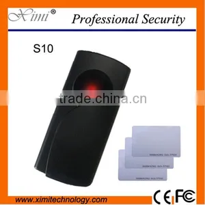 S10 Card Reader Wiegand Output Access Control RFID Card Reader IP65 Waterproof Smart Card Reader thumbnail-1