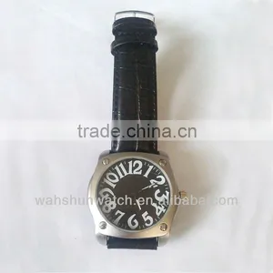 2016 High Quality China Watch Oem Leather Watch Strap Quartz Watch thumbnail-1