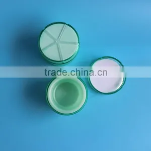 Workable Price Wholesale Light Green PS Cosmetic Cream Container thumbnail-3