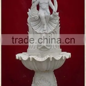 Wall Fountain Designs White Marble Interior Decorative on Sale thumbnail-1