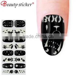 Glow in the Dark Halloween Decoration Metallic Nail Art Wraps thumbnail-2