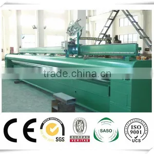 Steel Plate Butt Joint Long Seam Welding Machine , Automatic Flat Butt Welding Machine thumbnail-3