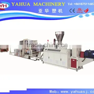 PVC Man-made Marble Board Making Machine/PVC Stone Sheet Extrusion Line thumbnail-1