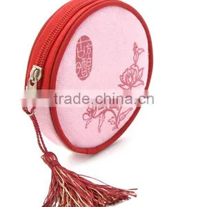 Promotional Round Shape MINI Canvas Bags With Company Logo thumbnail-1