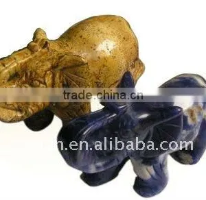 50-100mm Gemstones Elephant Gemstone Carvings thumbnail-1