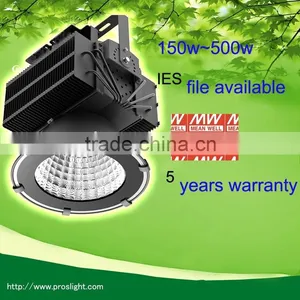 High Brightness IP65 400w Led Flood Light for Outdoor Railway Station(IES) With Meanwell Driver thumbnail-1