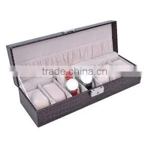 Wholesale Return Gifts 7 Slots Handmade Leather Watch Storage Boxes thumbnail-4