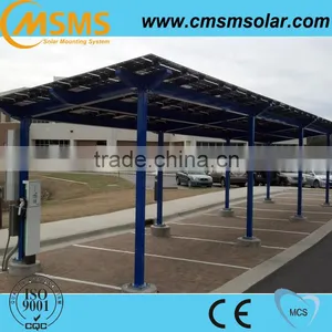 30kw Aluminum Carport Solar Panel Mounting Frames With Structure thumbnail-1