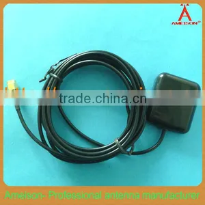 Antenna Manufacturer SMA Male Connector Magnetic Mount RG174 3M Cable 5dBi Glonass Ford Car Gps Antenna thumbnail-1