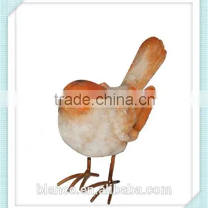 Resin Bird Figurine With Long Feet Home and Garden Decor thumbnail-2