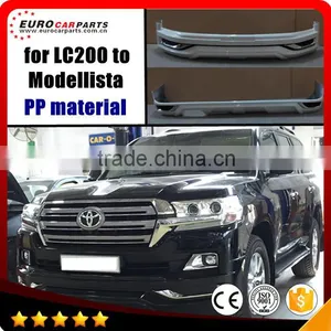 2016 LC Body Kits for Land Cruiser LC200 2016year Modellista Style PP Front Lip and Rear Diffuser thumbnail-1
