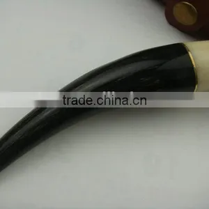 OEM Ox Horn/Camel Bone/Brass Handle Damascus Knife thumbnail-5