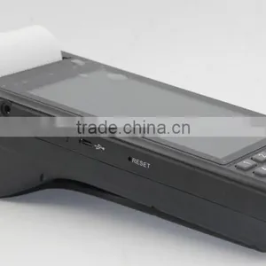 Andriod OS Mobile POS Terminal With Bluetooth,GPRS,GPS,WiFi,Biometric,RFID,Barcode,Smart Card,RFID Card(Portable POS Machine) thumbnail-2