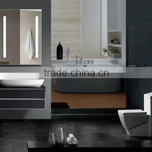 Bathroom Furniture Illuminated Bathroom Mirrors With Backlit Lights thumbnail-2