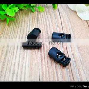 ABS Double Holes Barrel Cord Lock for Garment thumbnail-1