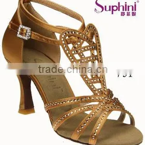Rhinestone/Crystal Buckle Sales Well Ladies Latin Dance Shoes by Suphini Dance Shoes thumbnail-2