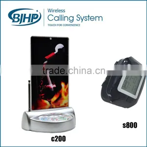 Wireless Restaurant Call Calling Waiter Server Paging Service System thumbnail-5