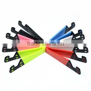 Colorful Portable Foldable Smartphone and Tablet Stand for IPhone IPad Samsung Galaxy HTC and Other Mobile Phones Tablet thumbnail-1