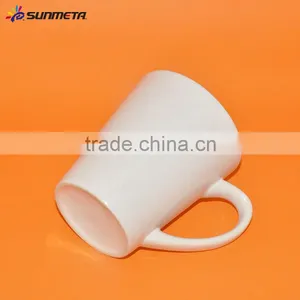 12oz Conical Ceramic White Sublimation Mug At Low Price Wholesale thumbnail-4