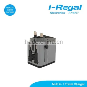 2-ports Travel Adapter Charger In Over 150 Countries for Phone Accessories thumbnail-3