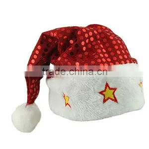 White and Red Cloche Funny Santa Claus Animal Christmas Hat thumbnail-1