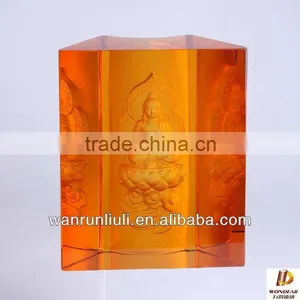 WF158 Chinesecrystal 3D Buddha Sculpture thumbnail-1