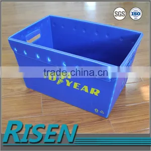 Supply Plastic Corrugated Material pp Hollow Board Box in Shanghai Factory thumbnail-1