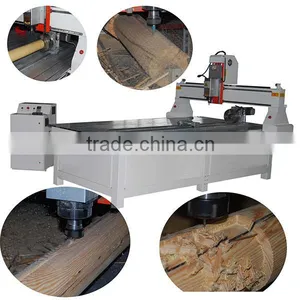 High Effiency 3kw Spindle Motor , 4 Axis Cnc Router thumbnail-1