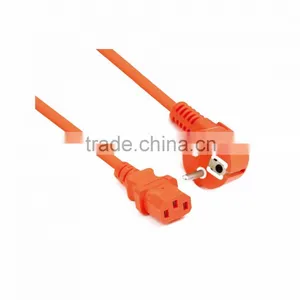 Orange Color in High Quality European Power Cord thumbnail-1
