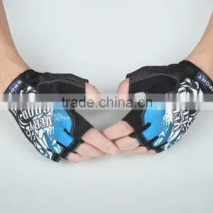 Breathable pu Materia Automobiles Half Finger Gloves thumbnail-2