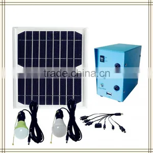 Hot Selling Solar Home Lighting With USB Charge Mobile thumbnail-2