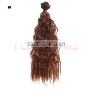 No Shedding Factory Price Synthetic Straight Wavy Hair Extension thumbnail-5