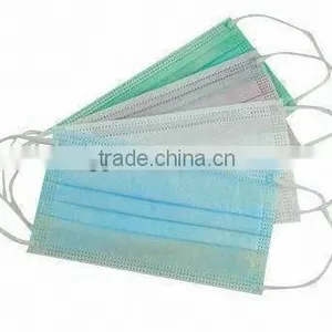 Disposable Flat Face Mask With Earloop thumbnail-1