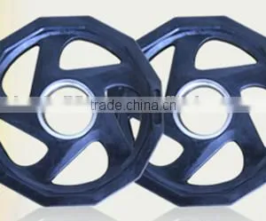 12 Side 5 Grips Weight Plate Rubber thumbnail-2