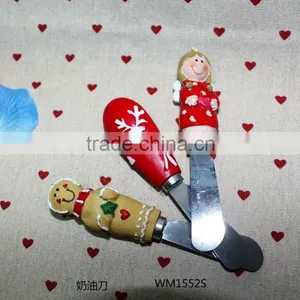 Hot Sale Children Mini Stainless Steel Spoon, Fork and Knife With Cute Resin Handle thumbnail-3