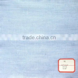 Yarn Dyed Ramie Woven Fabric For Clothes/C21s*R21s 52*58 thumbnail-1