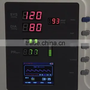 Medical Device Vital Sign NIBP SpO2 Monitoring Adult Pediatric and Neonatal Multiparameter Portable Patient Monitor thumbnail-5