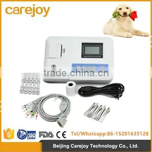Portable Single Channel Pet Clinic /hospital Veterinary Use EKG/ECG Machine thumbnail-1