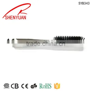 Electric Hair Straightener Brush With LED Hair Straightening Treatments thumbnail-2