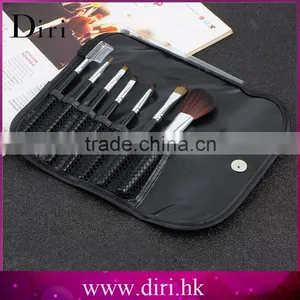 7pcs Metal Handle Cosmetic Makeup Brush Set With PU Bag thumbnail-5